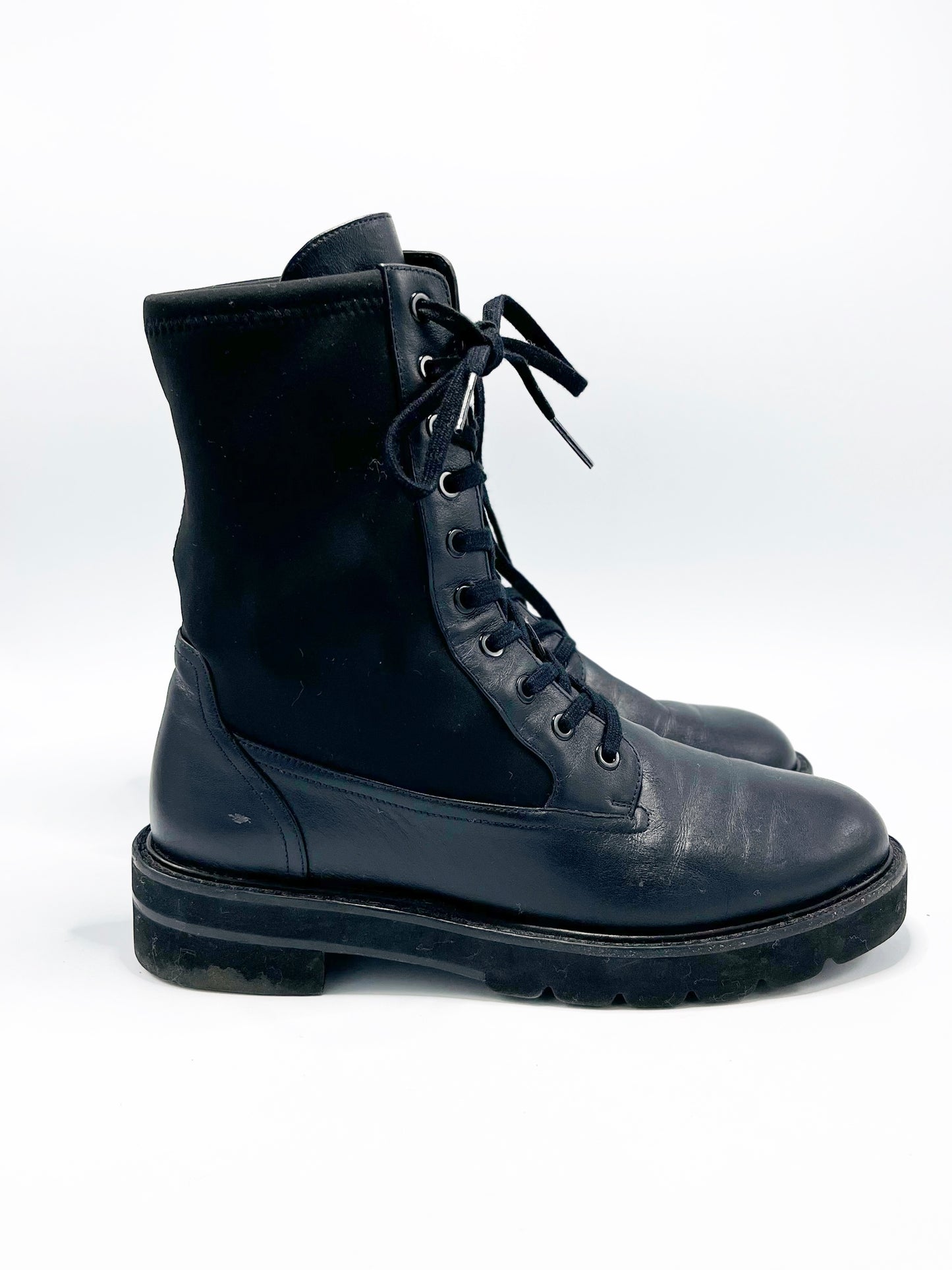 Botas Stuart Weitzman Ande Lift Combat Boots (7)