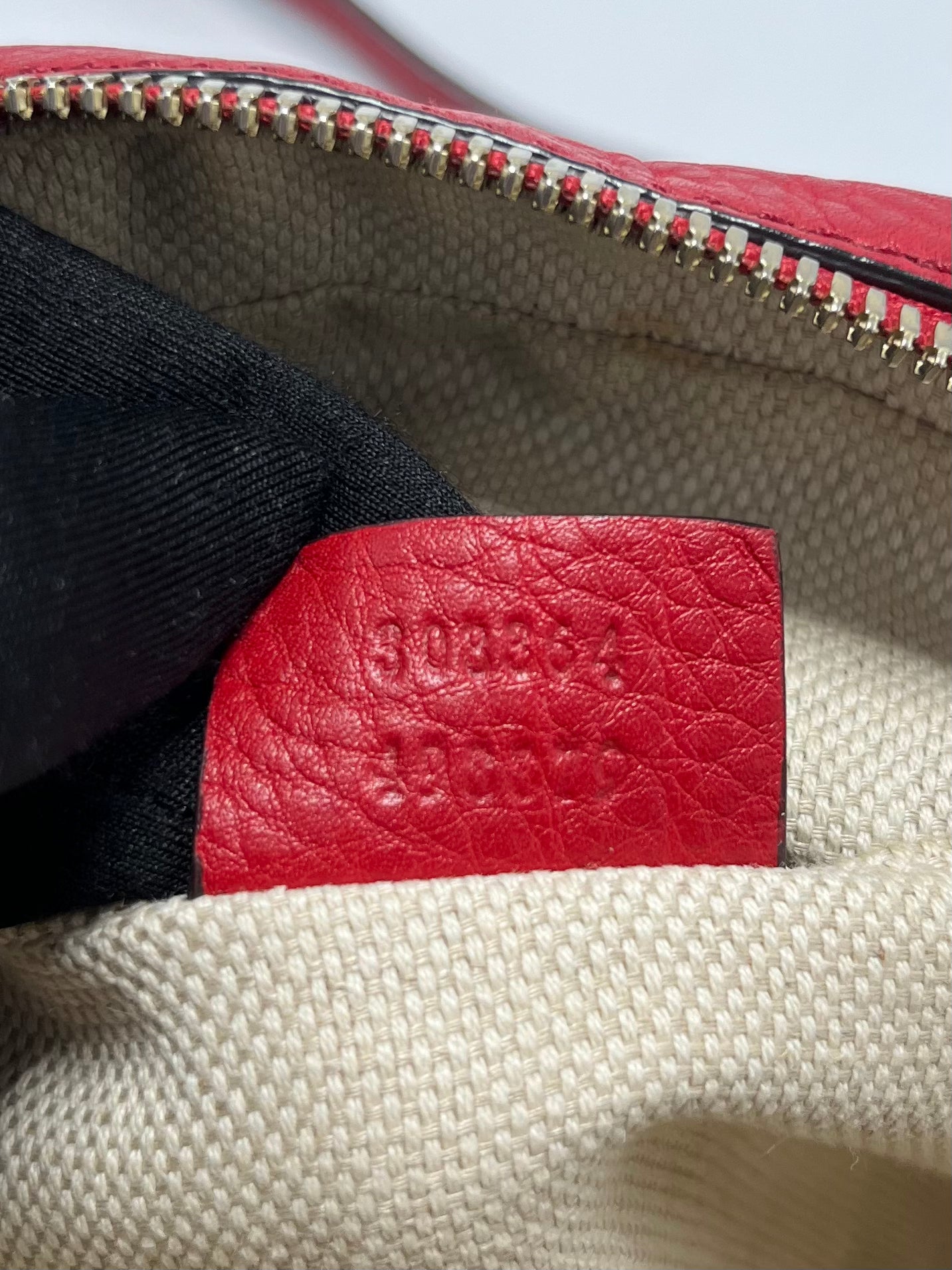 Bandolera Gucci Soho Disco Bag roja