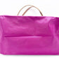 Cartera Longchamp Le Pliage M asa larga color violeta