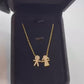 Collar Mamá en Oro Amarillo 18k Parejita