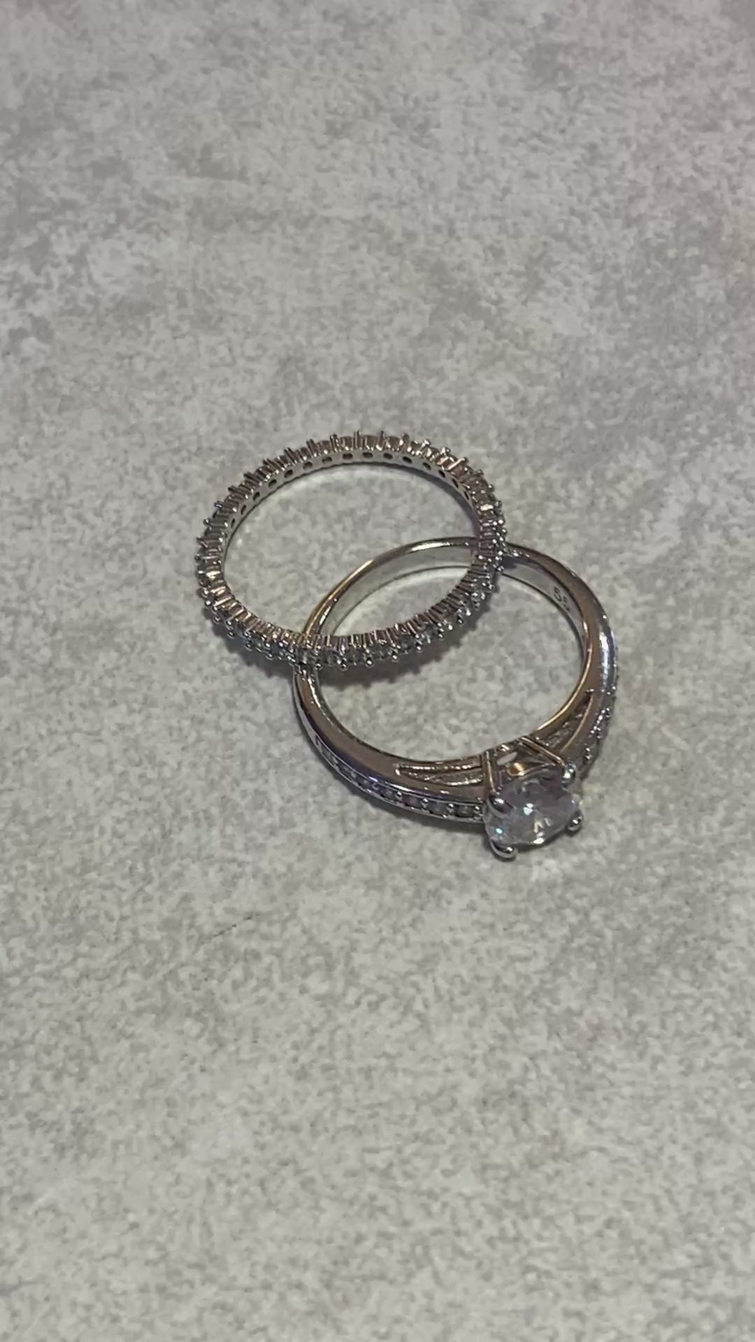 Set de Anillos Constella Swarovski
