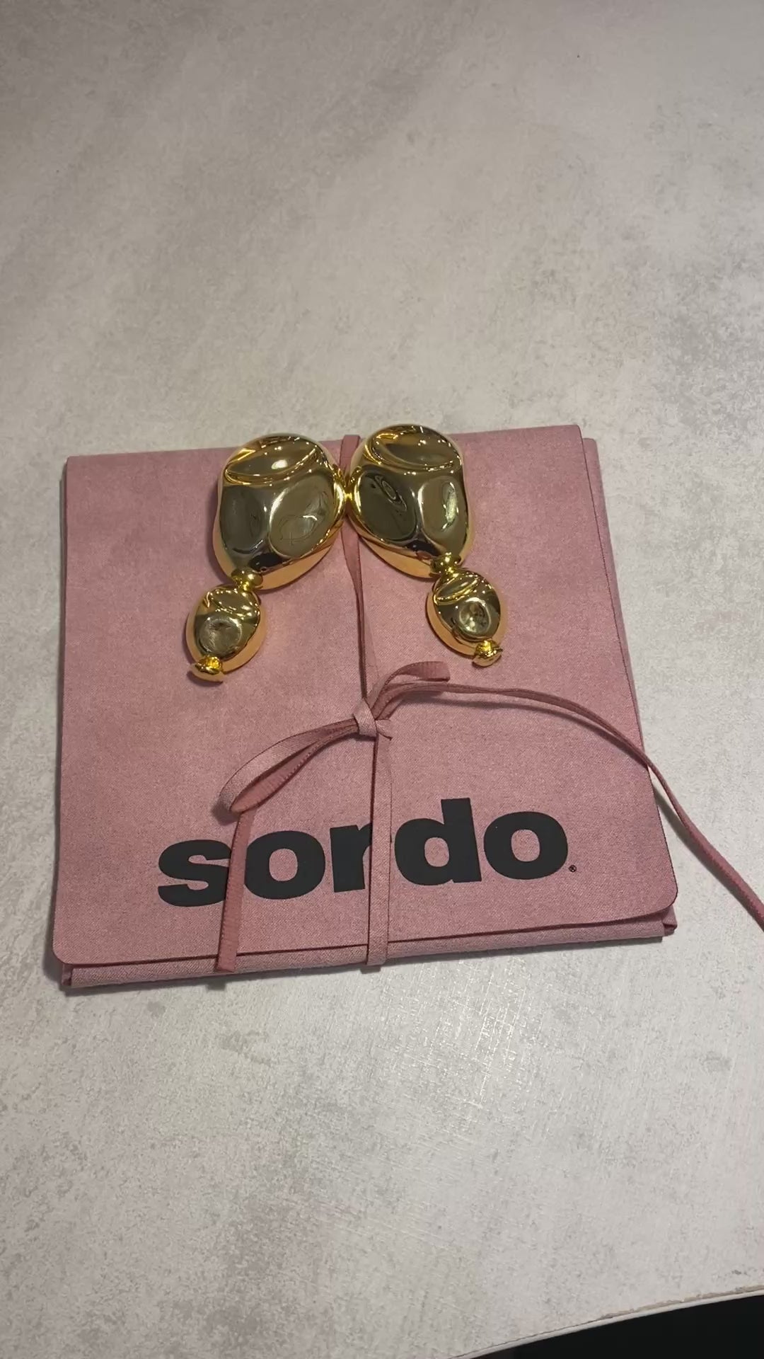 Aros Sordo Oriente Bañado en Oro 24KT