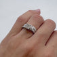 Set de Anillos Bridal en Oro Blanco 18k