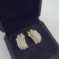 Aros Clip Combinado Oro 18k