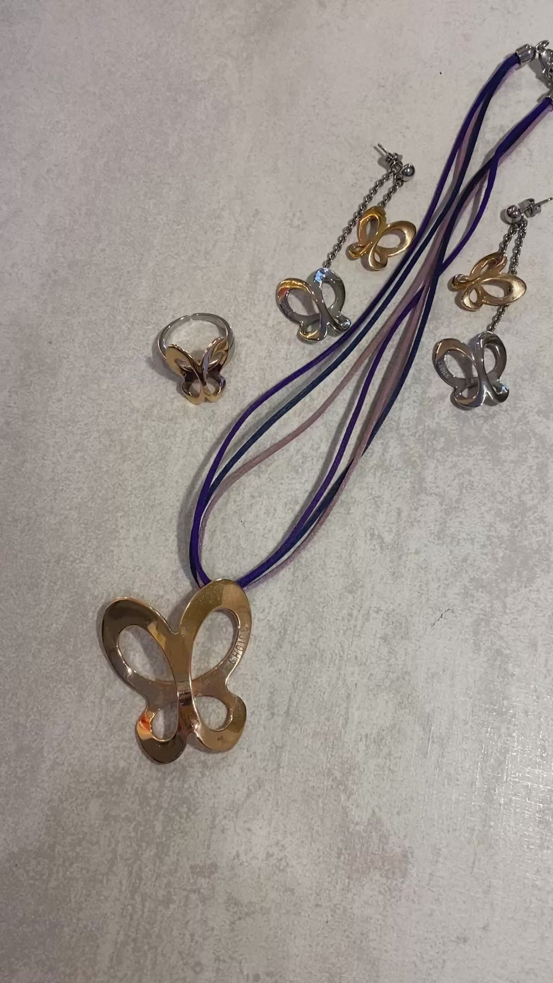 Set Butterfly Bi Color Choice Jewels Turquía