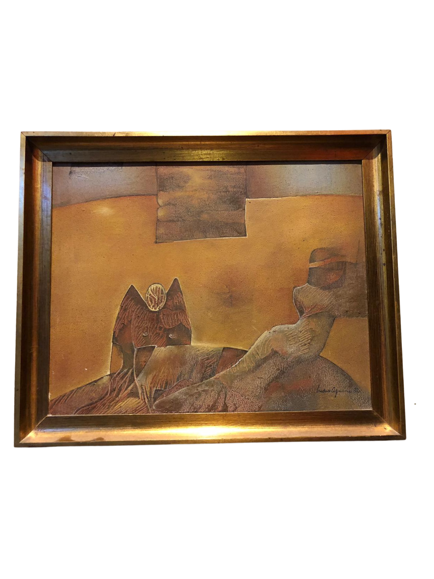 Cuadro de Lucio Aquino 39 x 49 cm.