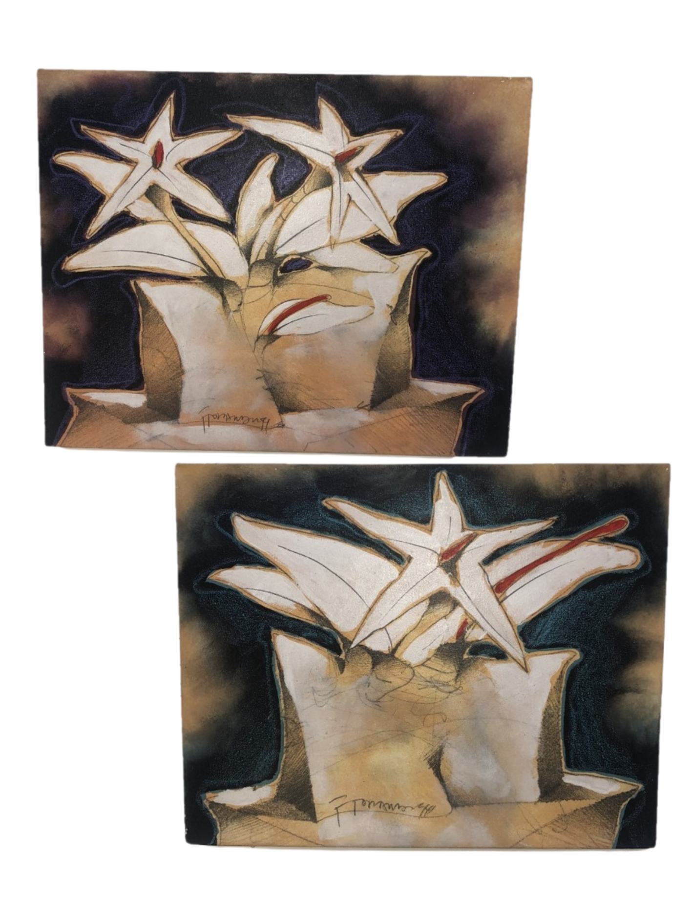 Set de Cuadros de Felix Toranzos 50 x 40 cm