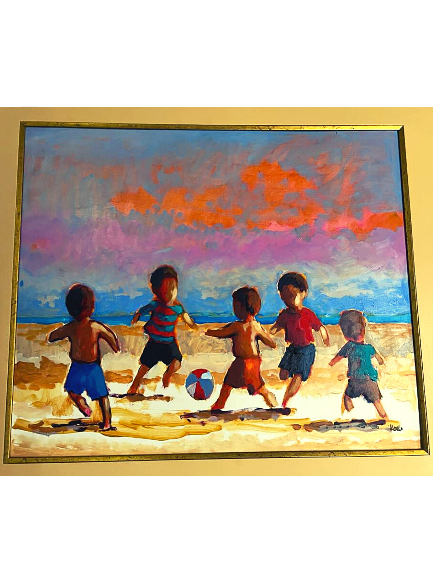 Cuadro "Niños" de Koki Ruiz 60 x 70 cm