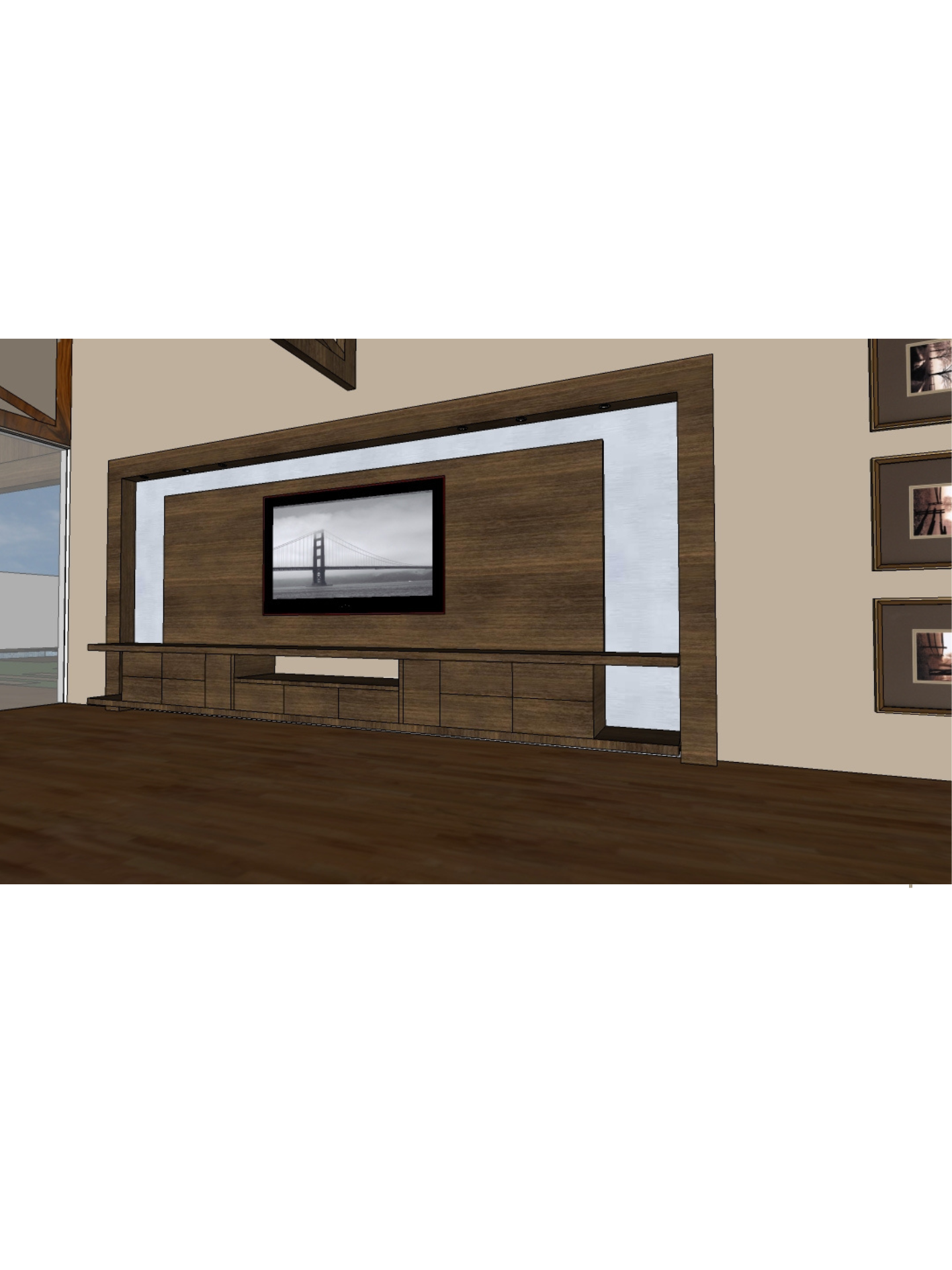 Mueble de TV 4.86 m.