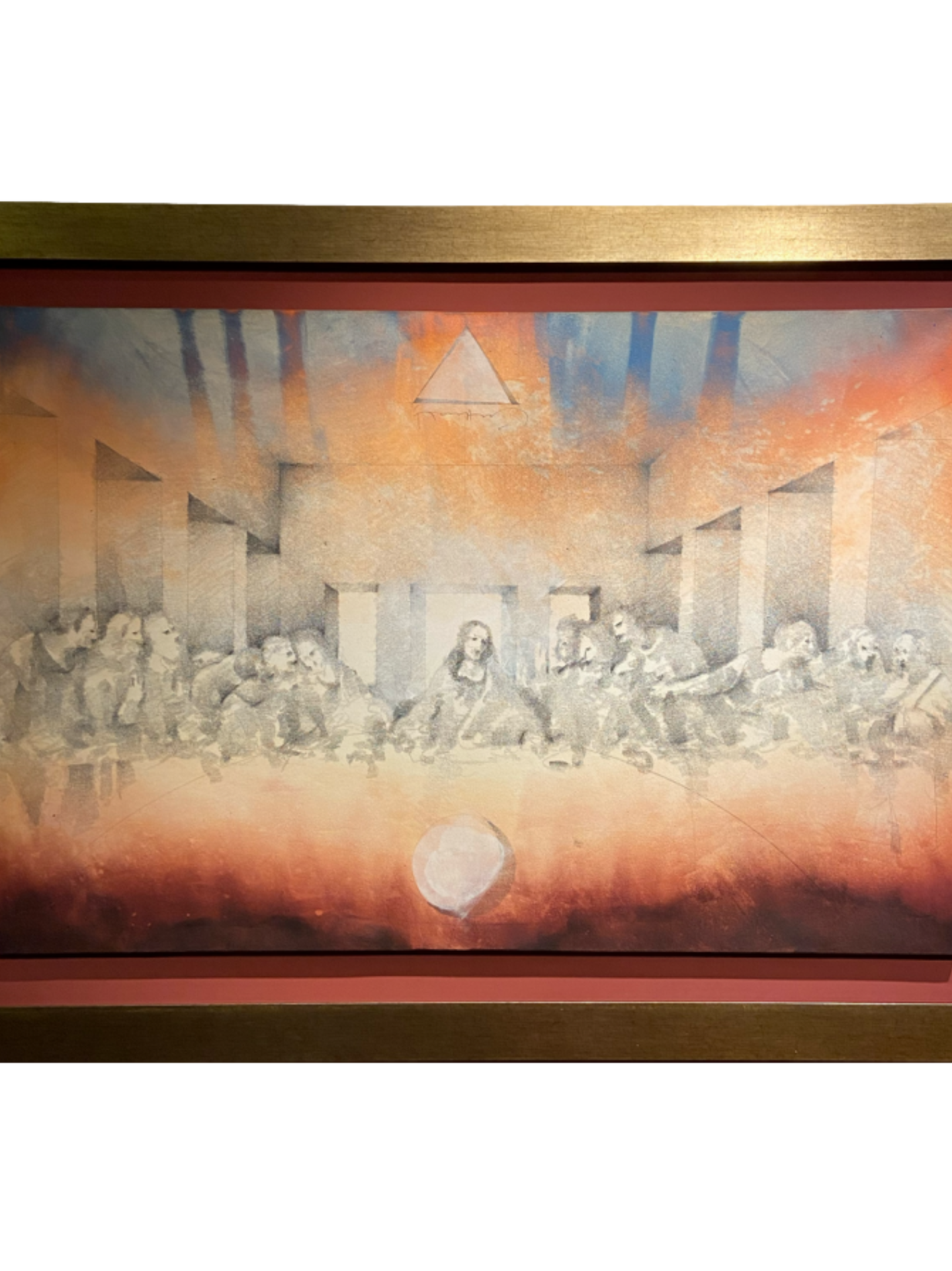 Obra "La Última Cena" de Felix Toranzos 84,5 x 125 cm