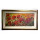 Obra "Flores" de Any Cazzola 94.5 x 43.5 cm.