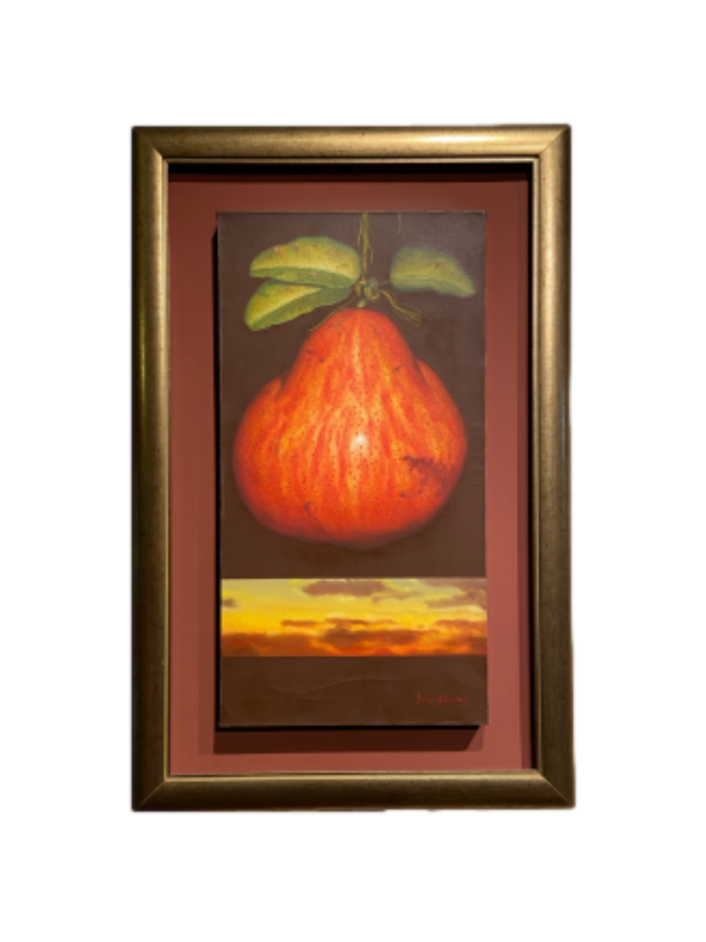 Trio de Frutas de Emmanuel Fretes Roy 58 x 32 cm. c/u.