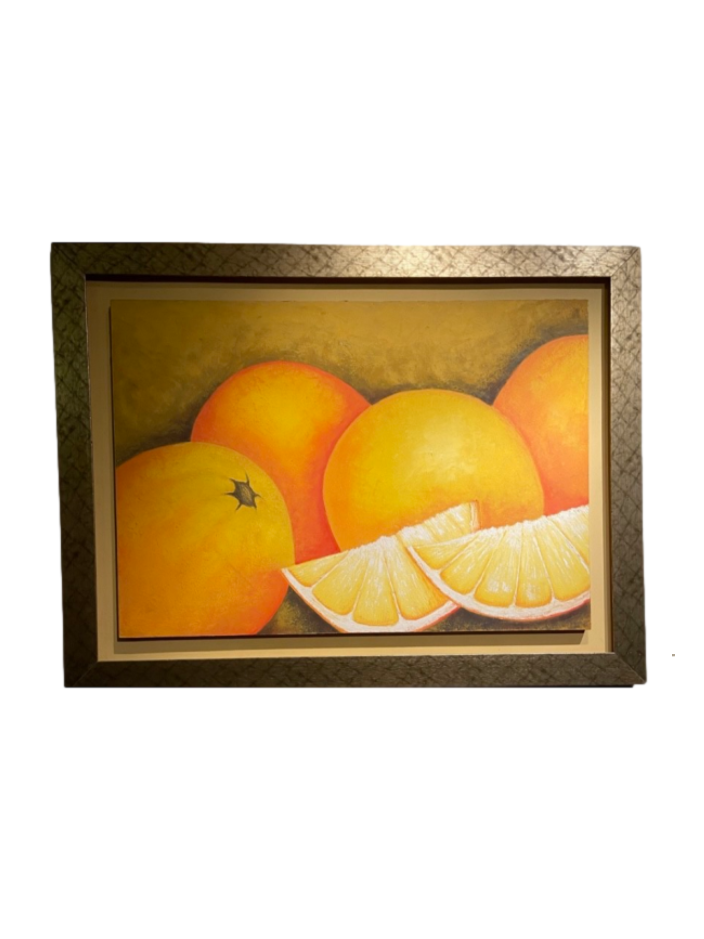 Obra "Naranjas" de Susana Vega 74.5 x 104 cm.