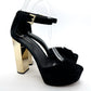 Sandalia plataforma Michael Kors gamuzada (talle 7M)