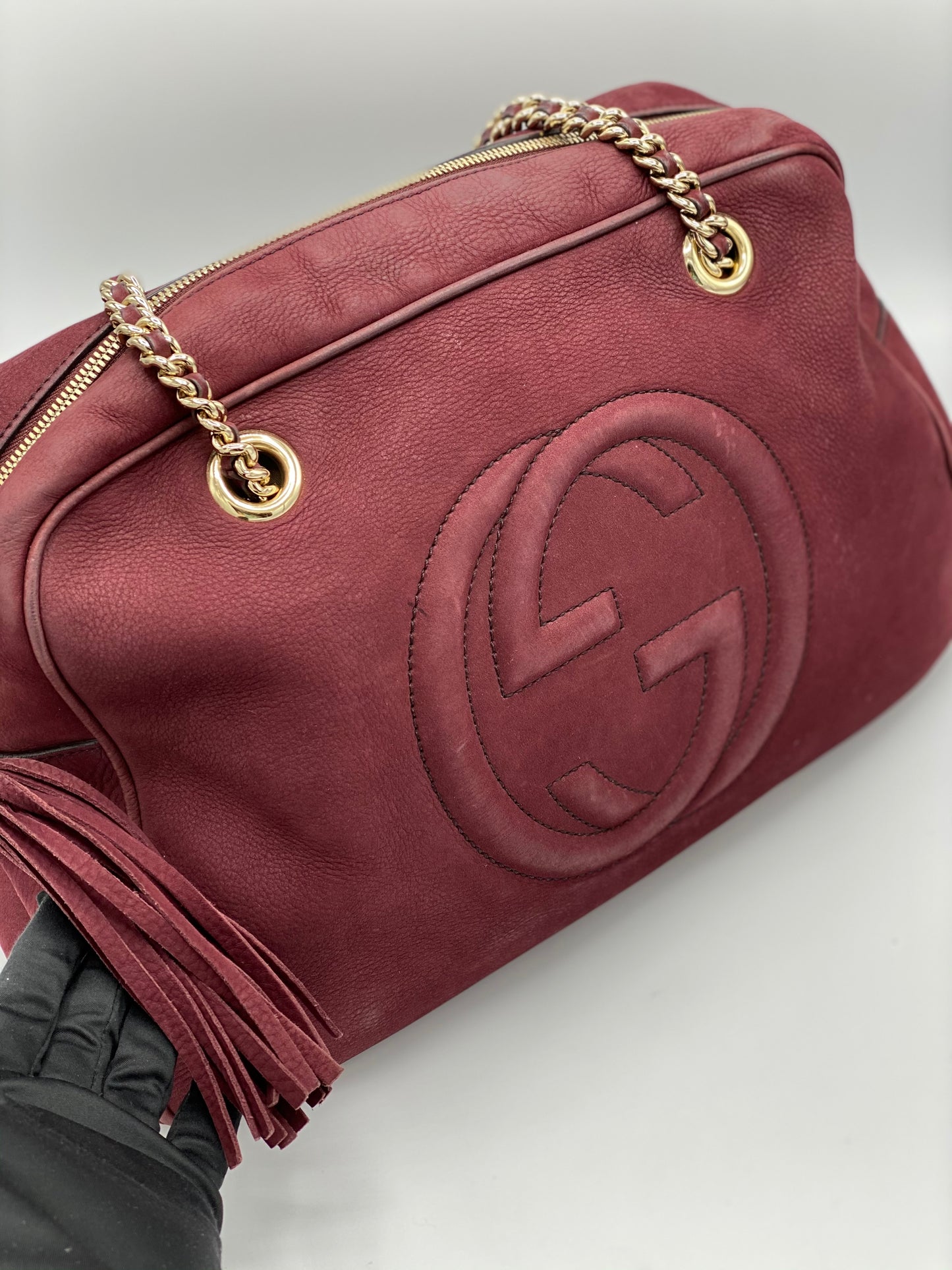 Cartera Gucci Pebbled Bloomingdale's Limited Edition