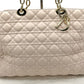 Cartera Dior Pale Pink Cannage Leather Soft