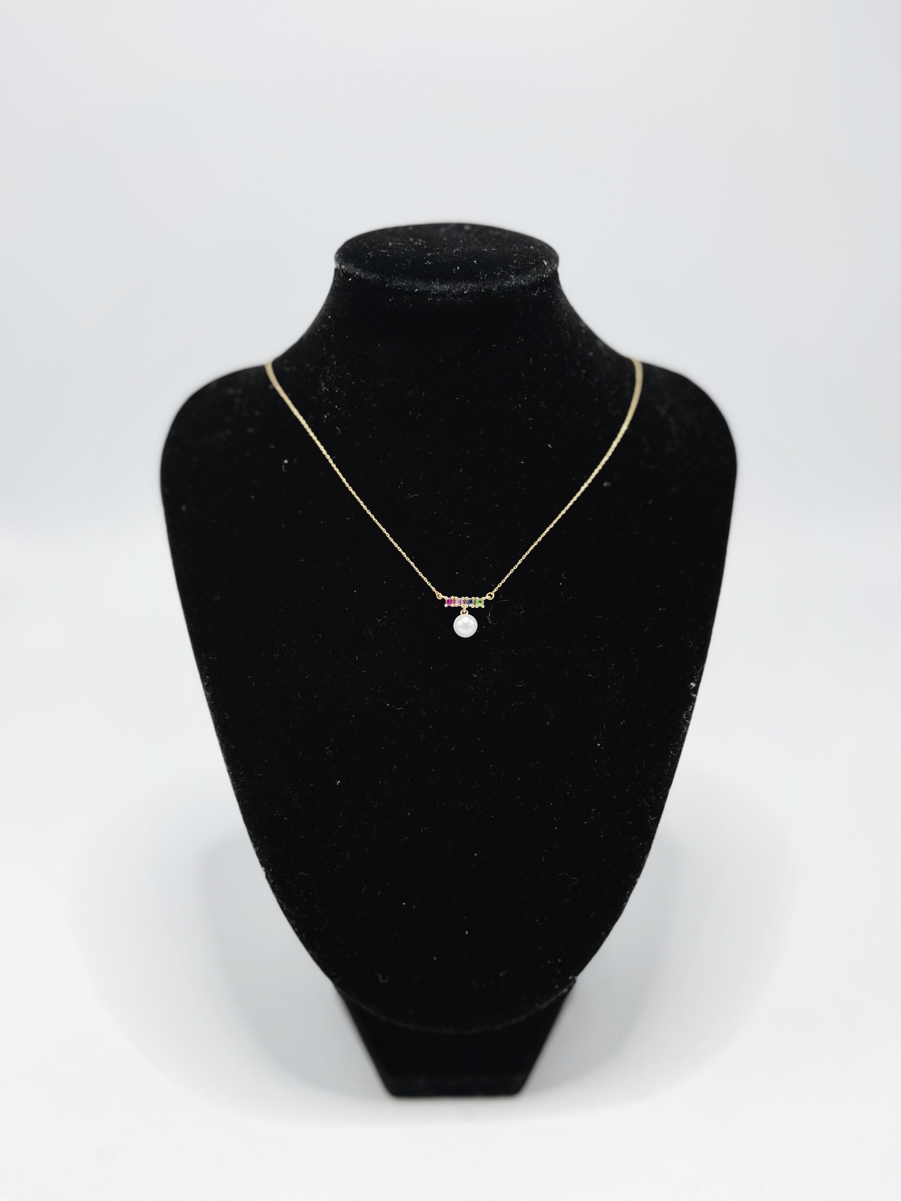 Collar Tous Lio Oro 18k con gemas y perla