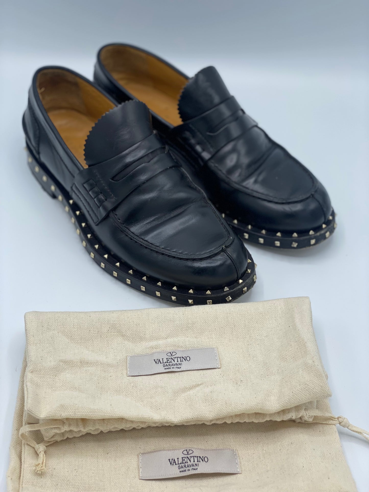 Mocasines Valentino Penny Loafers (40.5)