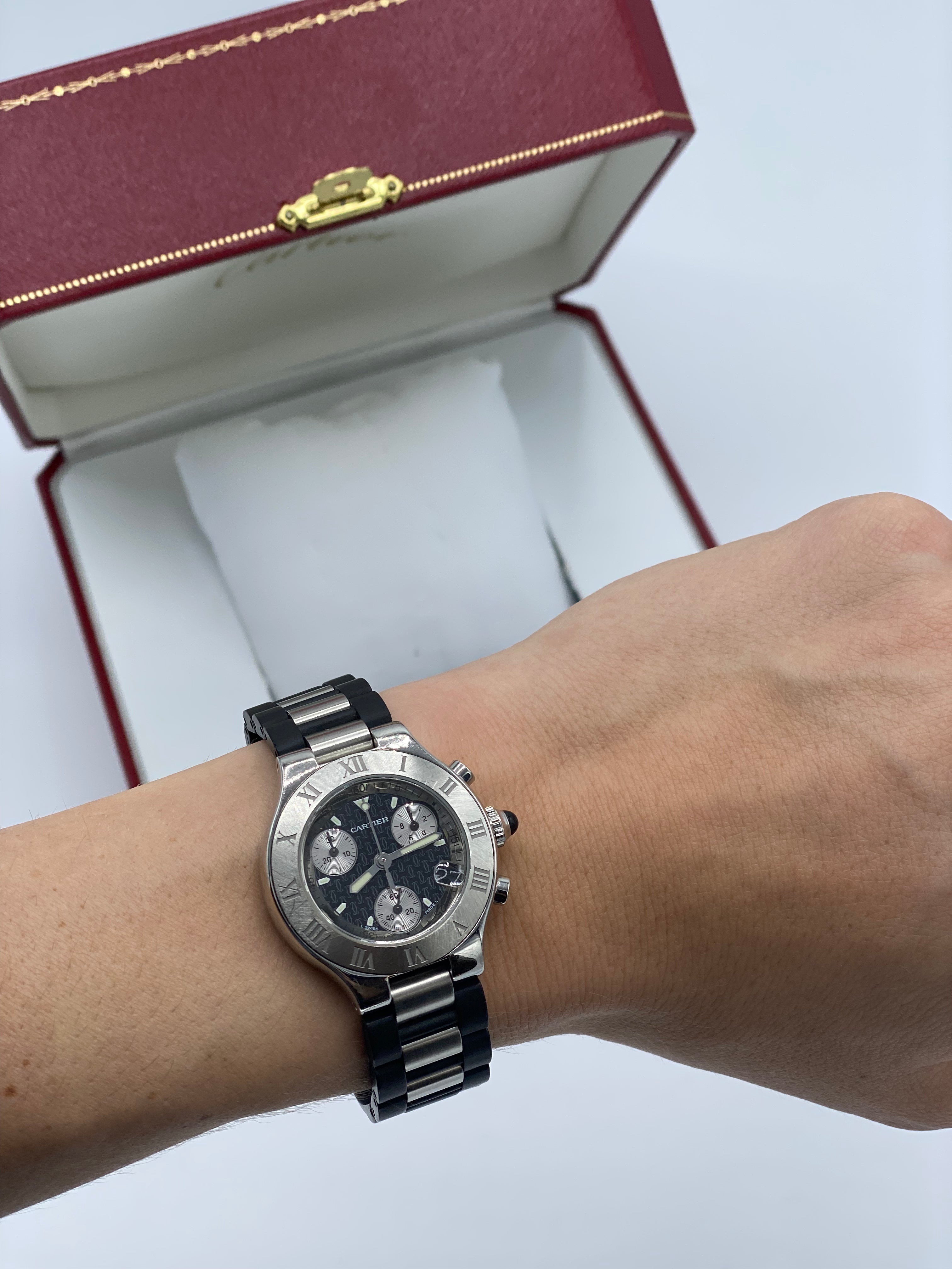 Reloj Cartier Chronoscraph Siglo XXI Dama